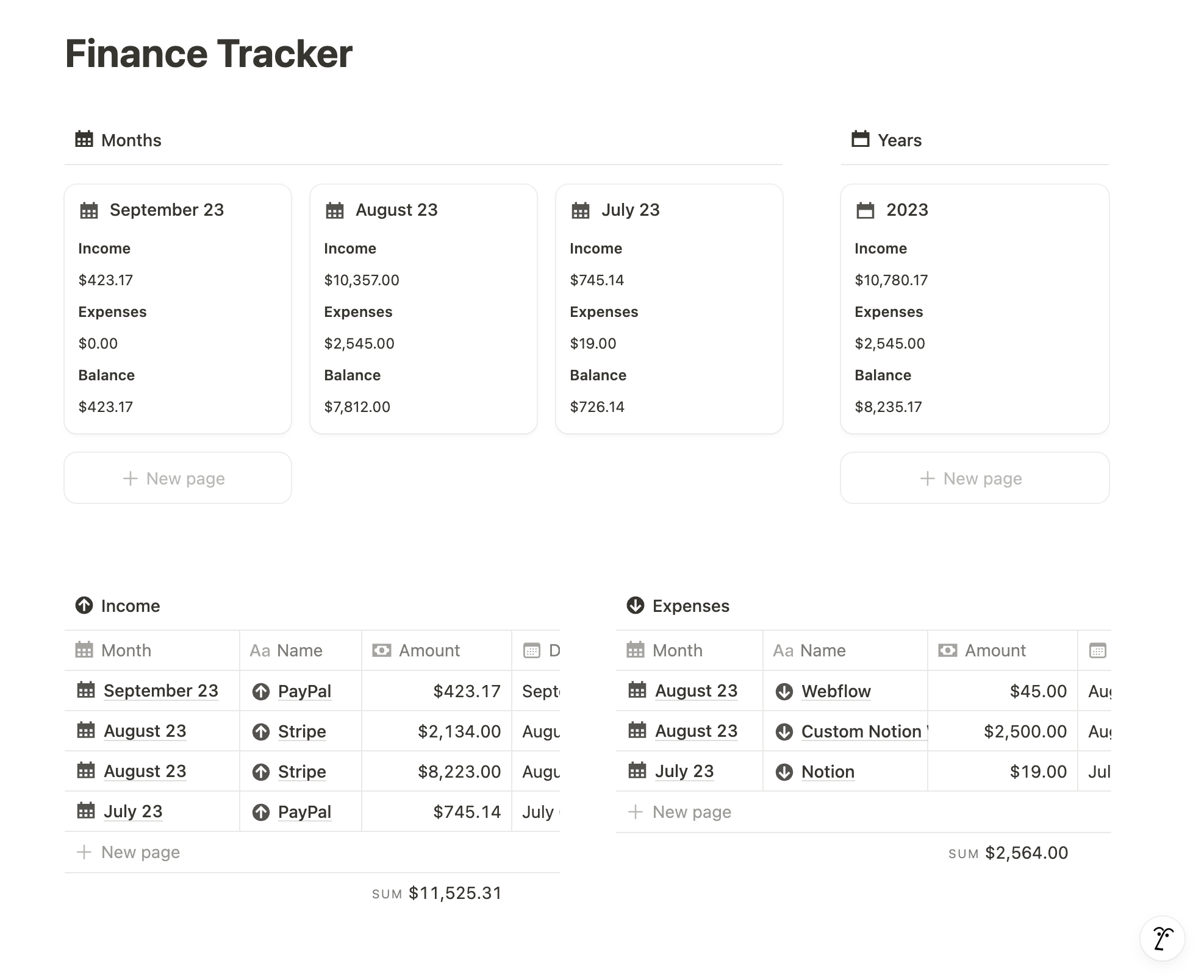 Portfolio screenshot